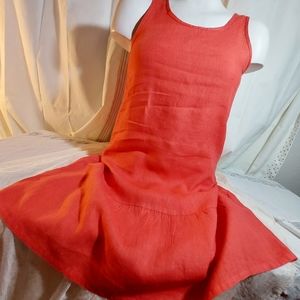 JOHN P LINEN  Dress. Small